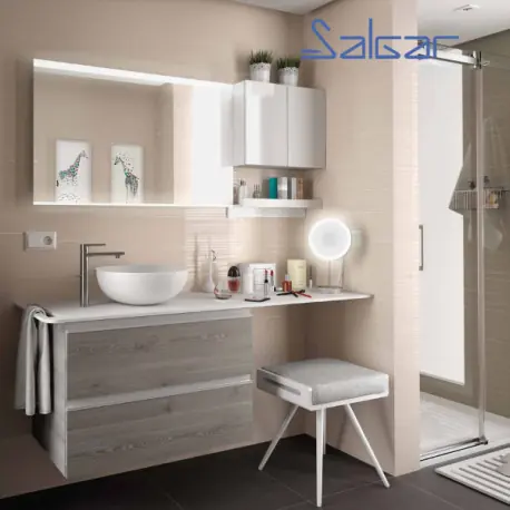 Vasque à poser en porcelaine ALTIRO Blanc mat - SALGAR 24555