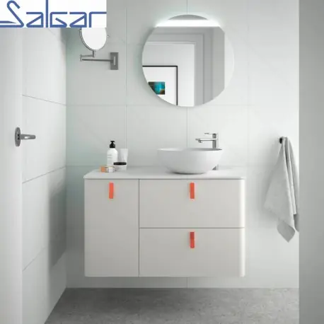 Meuble de salle de bain 1200 Gauche Nata UNIIQ - SALGAR 24671