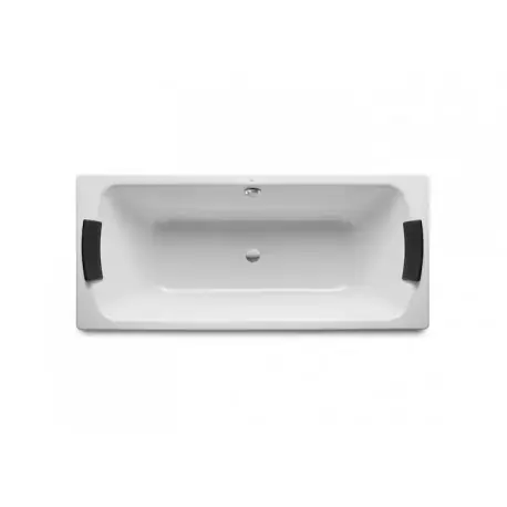 Baignoire acier émaillée avec fond antidérapant 1700X750 Blanc LUN - ROCA A221370000