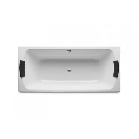 Baignoire acier émaillée avec fond antidérapant 1800X800 Blanc LUN - ROCA A221270000