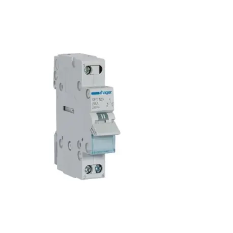 inverseur 1P 25A, amont,I-0-II - COMMANDE SIGNAL HAGER SFT125