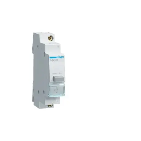 bouton poussoir 1O impulsion - COMMANDE SIGNAL HAGER SVN321