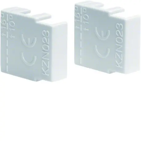 Bouchon latéral barre pont 2P- - CONNEXION HAGER KZN023