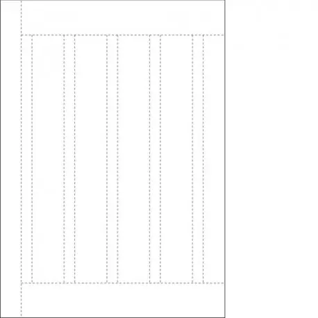 Jeu de 10 feuilles rep. Gamma - COFFRET DISTRIBUTION HAGER GZ31A
