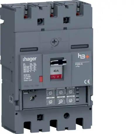 Disj.h3+P250 LSI 3x40A 70kA - APPAREILLAGE DE TETE HAGER HET040JR