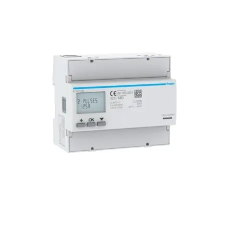 COMPTEUR TRI 125A MID - GESTION DU BATIMENT HAGER ECP310D