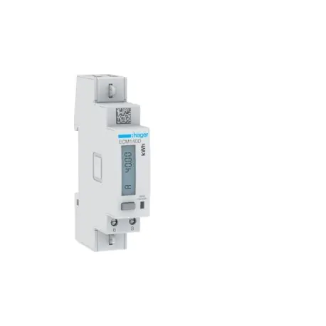 COMPTEUR MONO 40A MBUS MID - GESTION DU BATIMENT HAGER ECM140D