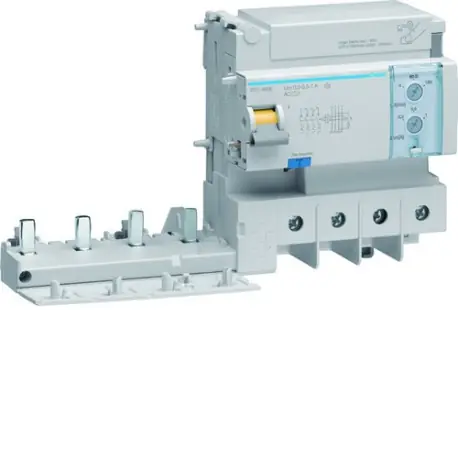 Bloc dif 4P 125A réglable AC - BLOCS DIFFERENTIELS HAGER BTC480E