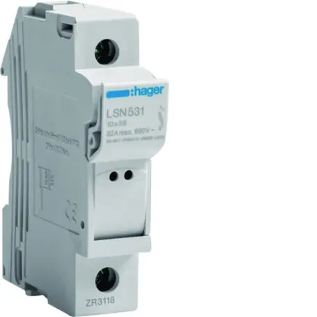 CC 1P 32A 690V L38 1M voyant - HAGER LSN531