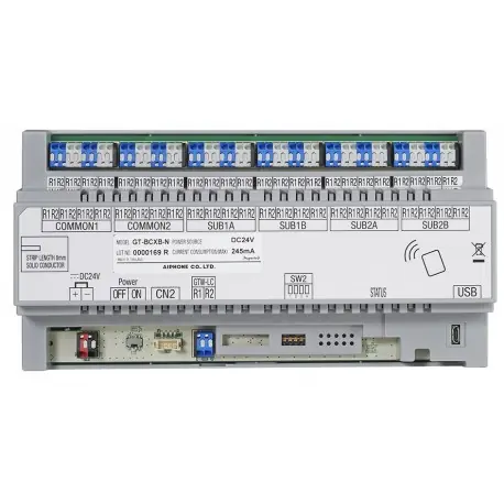 Centrale audio supplémentaire avec lecteur NFC pour système étendu GT version B GTBCXBN- Aiphone 200261