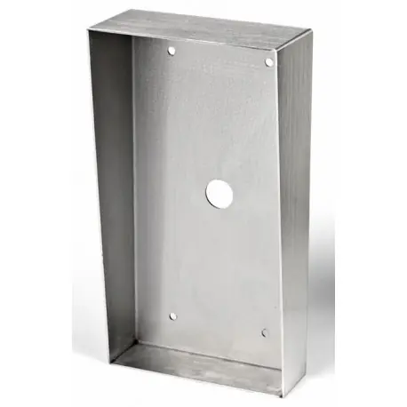 Cadre saillie inox avec visière pour platines FDB1, FDB2 et FDB4 SKDB - Aiphone 118722