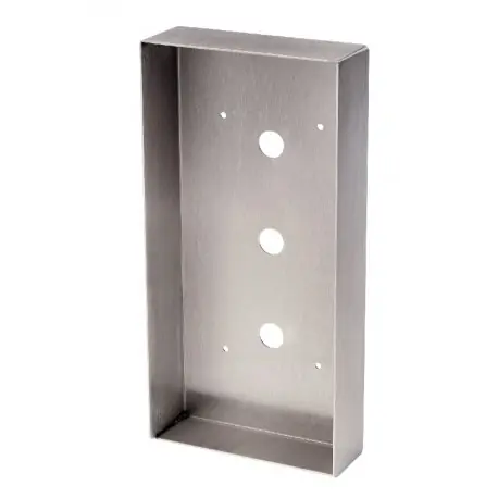 Cadre saillie inox avec visière pour JPDVFL CSJMDVFL - Aiphone 130306