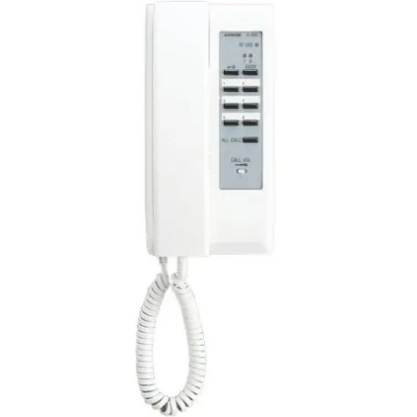 Combiné audio maître pouvant gérer 2 platines et 5 combinés secondaires IE8MD - Aiphone 100293