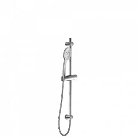 Barre coulissante Ø 20,6 mm. Long. 575 mm. Flexible satin. Avec prise d‘eau murale - TRES 06193103