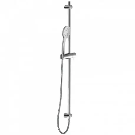 Barre coulissante Ø 20,6 mm. Long. 966 mm. Flexible satin. Avec prise d‘eau murale - TRES 06193105
