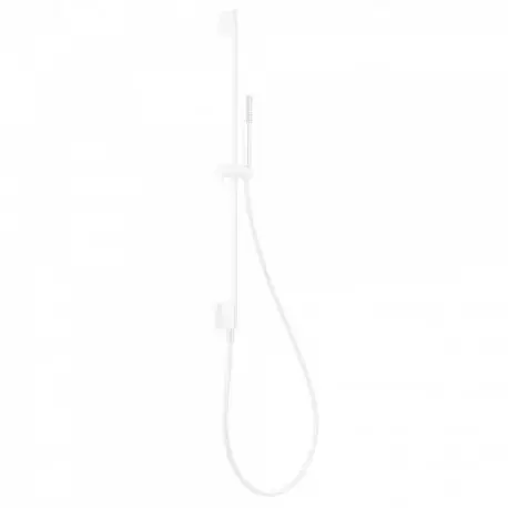 Barre coulissante avec prise d’eau au mur Ø 14 mm. Long. 760 mm. Douchette anticalcaire. (034.116.01). Flexible. - TRES 03493101