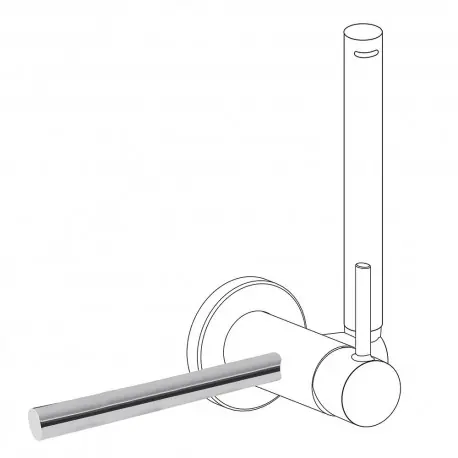 Porte‑serviettes accessoires 180 mm - TRES 03412401