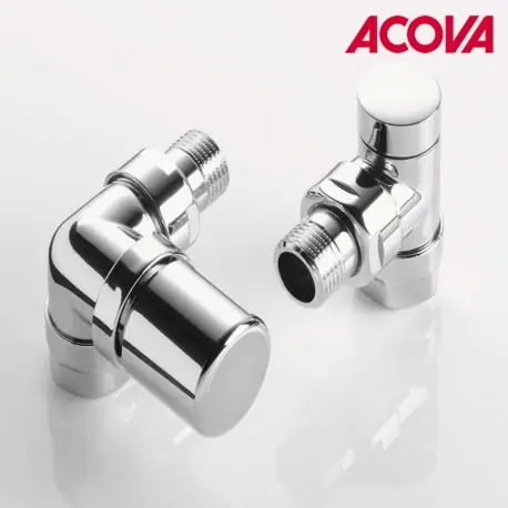 Kit I robinetterie manuelle thermostatisable équerre d‘angle gauche - ACOVA 991538