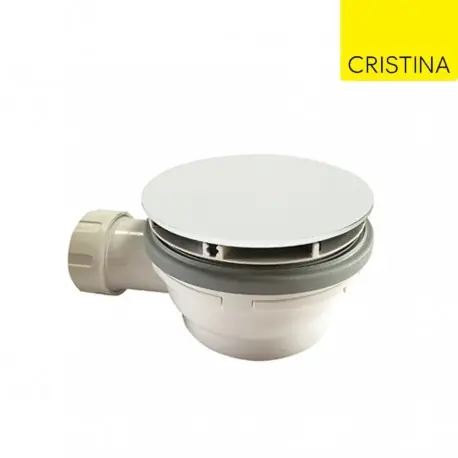 Bonde de douche couvercle extra plat WHITEMAT - CRISTINA ONDYNA AD45524