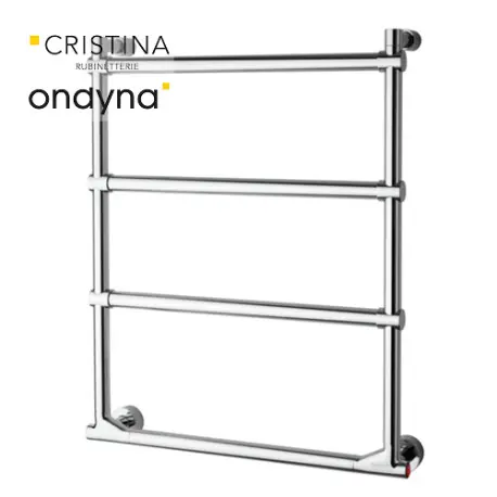 Sèche-serviettes électrique Cristina Sole avec interrupteur Chromé - MSO51251