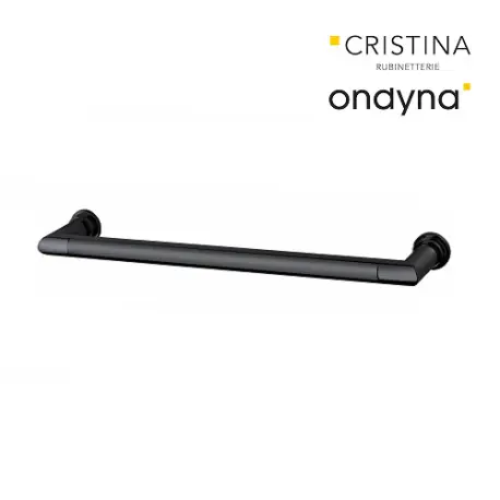 Sèche-serviettes électrique Cristina Sereno sans interrupteur Noir mat - MSE62113
