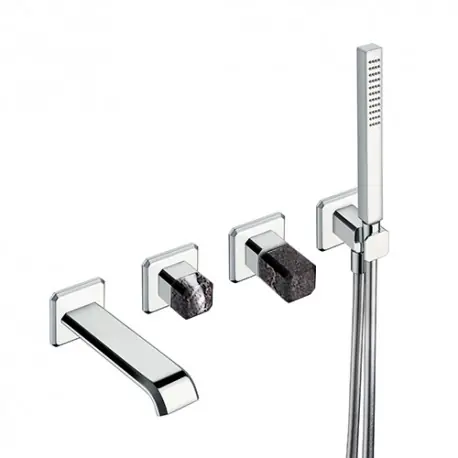 FACADE MITIGEUR ENCASTRE BAIN DOUCHE ITALY POIGNEE MARQUINIA - CRISTINA ONDYNA IT10251MQ