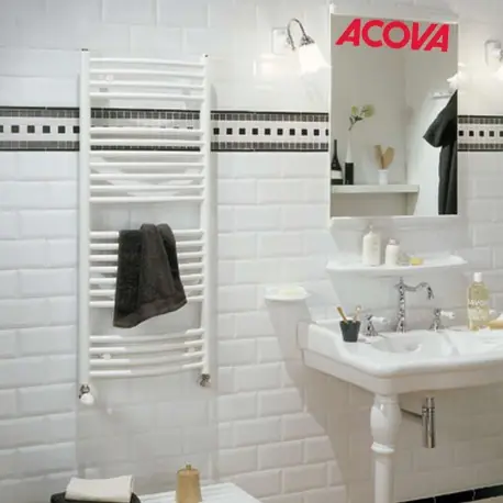 Sèche-serviettes eau chaude ACOVA 736W Palma spa raccordement centré CL-150-050-05