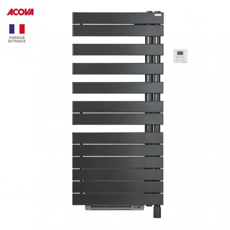 Sèche-serviette Soufflant ACOVA - REGATE Twist + Air électrique pivot à droite 2000W (1000W+1000W) TXCR100-055IFS