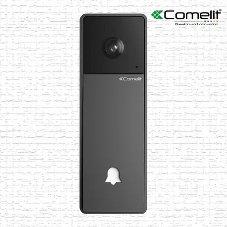 Sonnette extérieur wifi Visto Noir - Comelit -KITVISTO