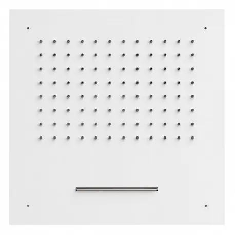 Douche acier inoxydable de tête anticalcaire2 types de jet (Pluie/Cascade). - TRES 29995501BM