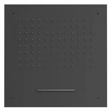 Douche acier inoxydable de tête anticalcaire2 types de jet (Pluie/Cascade). - TRES 29995501NM