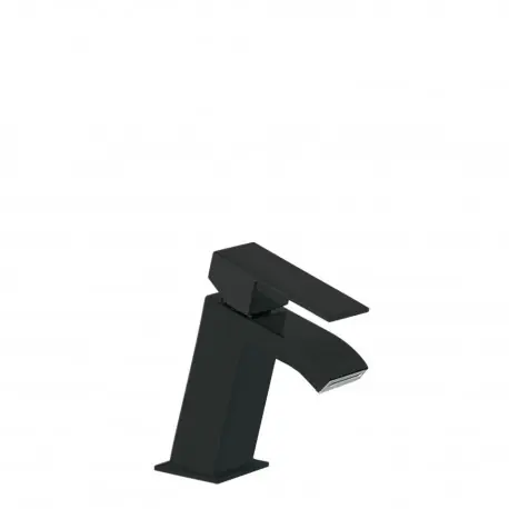 Mitigeur lavabo avec bec cascade NOIR MAT - TRES 00620101NM