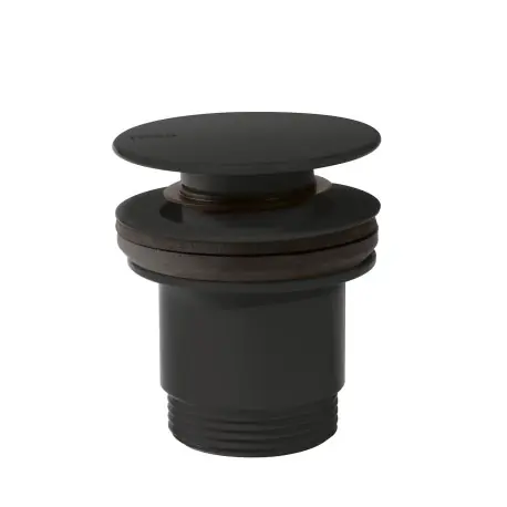 Bonde de vidage clic-clac Simple-Rapid pour lavabo Noir Mat - TRES 24284001NM