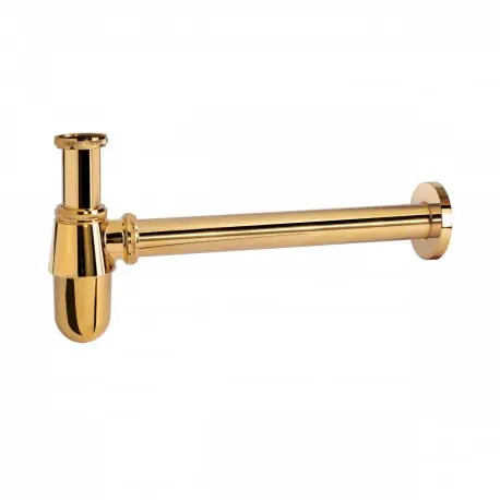 Siphon bouteille avec bouchon de visite pour lavabo - TRES 03463430OR