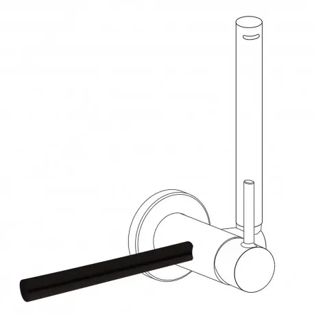 Porte‑serviettes accessoires180 mm. (pour réf. 34.123, 34.122, 205.223.01, 205 - TRES 03412401NM