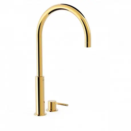 Mitigeur de lavabo sur gorge Or doré - TRES 26110502OR