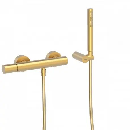 Mitigeur doucheDouchette à main anticalcaire avec support orientable et flexibl - TRES 26116701OM