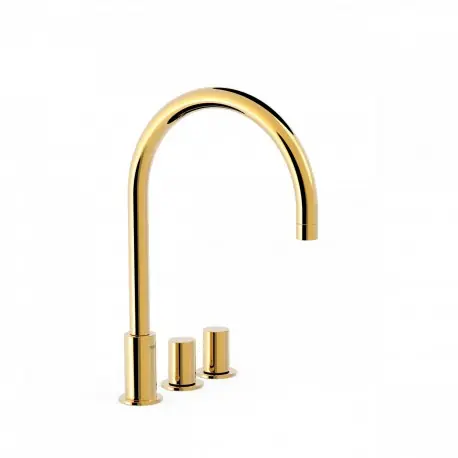 Mitigeur de lavabo sur gorgeÀ installation libre. - TRES 06110501OR