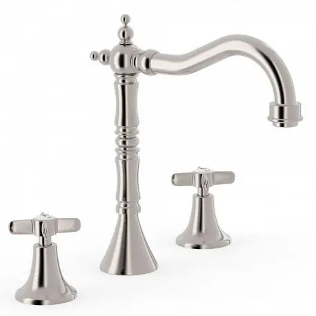 Mélangeur lavabo Acier - TRES 24210501AC