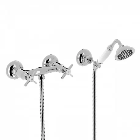 Mélangeur doucheDouchette à main anticalcaire avec support orientable. Flexible - TRES 24216301