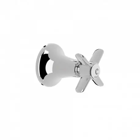 Robinet d’arrêt à fileter 1/2”Indice céramique (froide) - TRES 24215501
