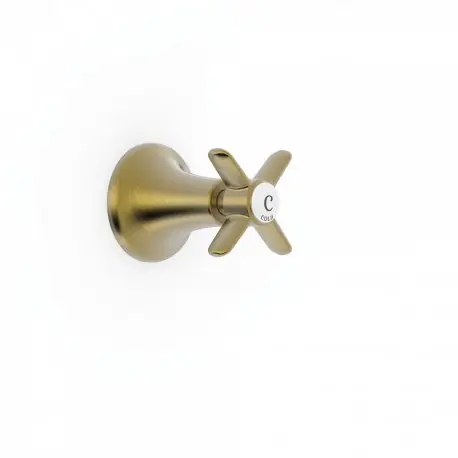 Robinet d’arrêt à fileter 1/2”Indice céramique (froide) - TRES 24215501LM