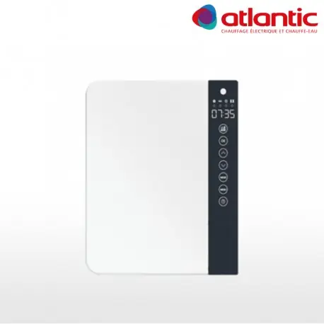 Sèche-serviettes soufflant blanc sans barres 1800W (800W+1000W) TELIA - ATLANTIC 720109