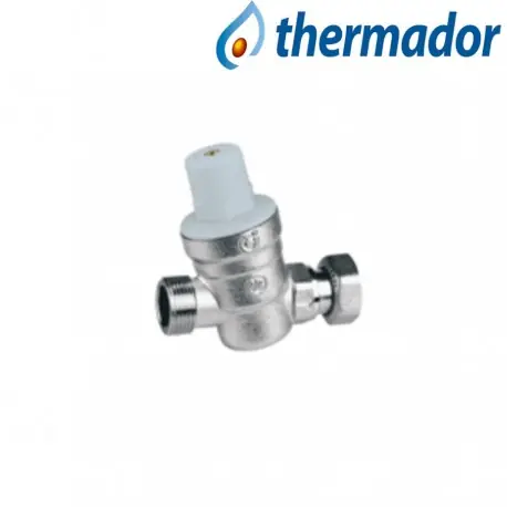 Réducteur stabilisateur de pression avec écrou prisonnier pour pose sur groupe de sécurité - THERMADOR R5331