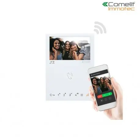 Moniteur Mini mains libres WI-FI - COMELIT 6741W/BM