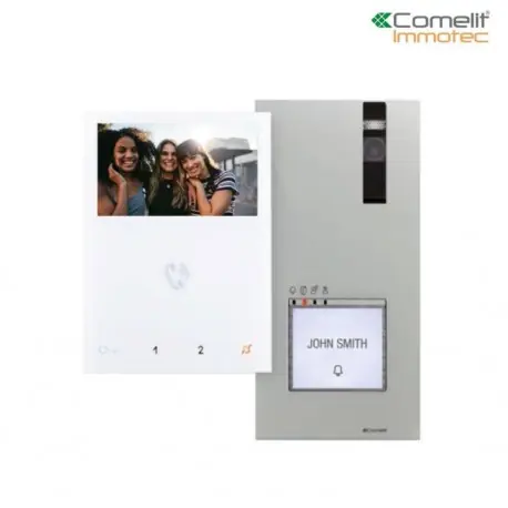 Kit visiophone couleur Quadra 2 fils - COMELIT 8461V/BM