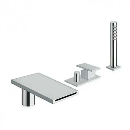 Bain Douche Tabula Sur Gorge Mitigeur Complet Chrome Robinetterie TABULA - CRISTINA ONDYNA TA18151