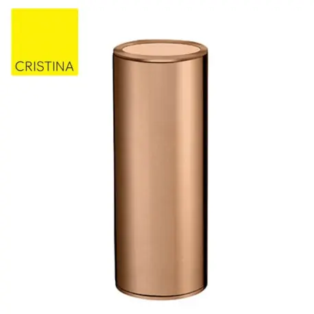 Porte Verre a Poser AMBIENTE Or Rose Brosse - CRISTINA ONDYNA AM74534P