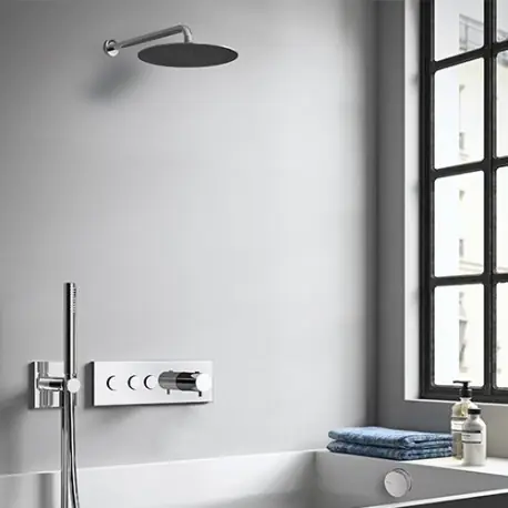 Pack Bain Douche Themo Up Robinetterie TRIVERDE - CRISTINA ONDYNA XTV71351
