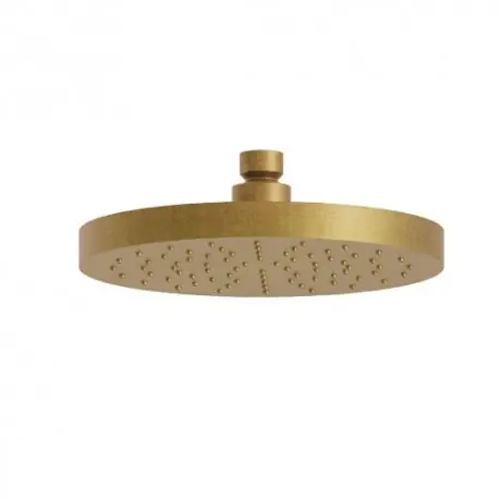 Pomme De Douche Laiton Ronde D. 19 Cm Or Brosse Pvd Robinetterie HYDROTHERAPIE - CRISTINA ONDYNA PD01496P